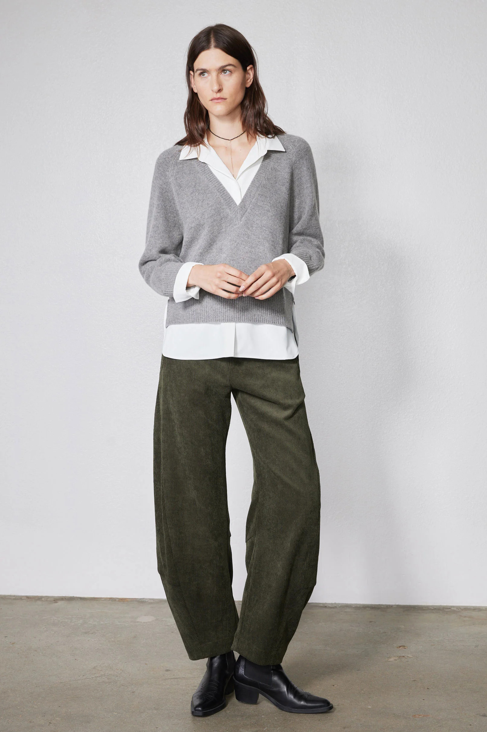 The Uptown Loose Barrel Corduroy Pants | Ruti