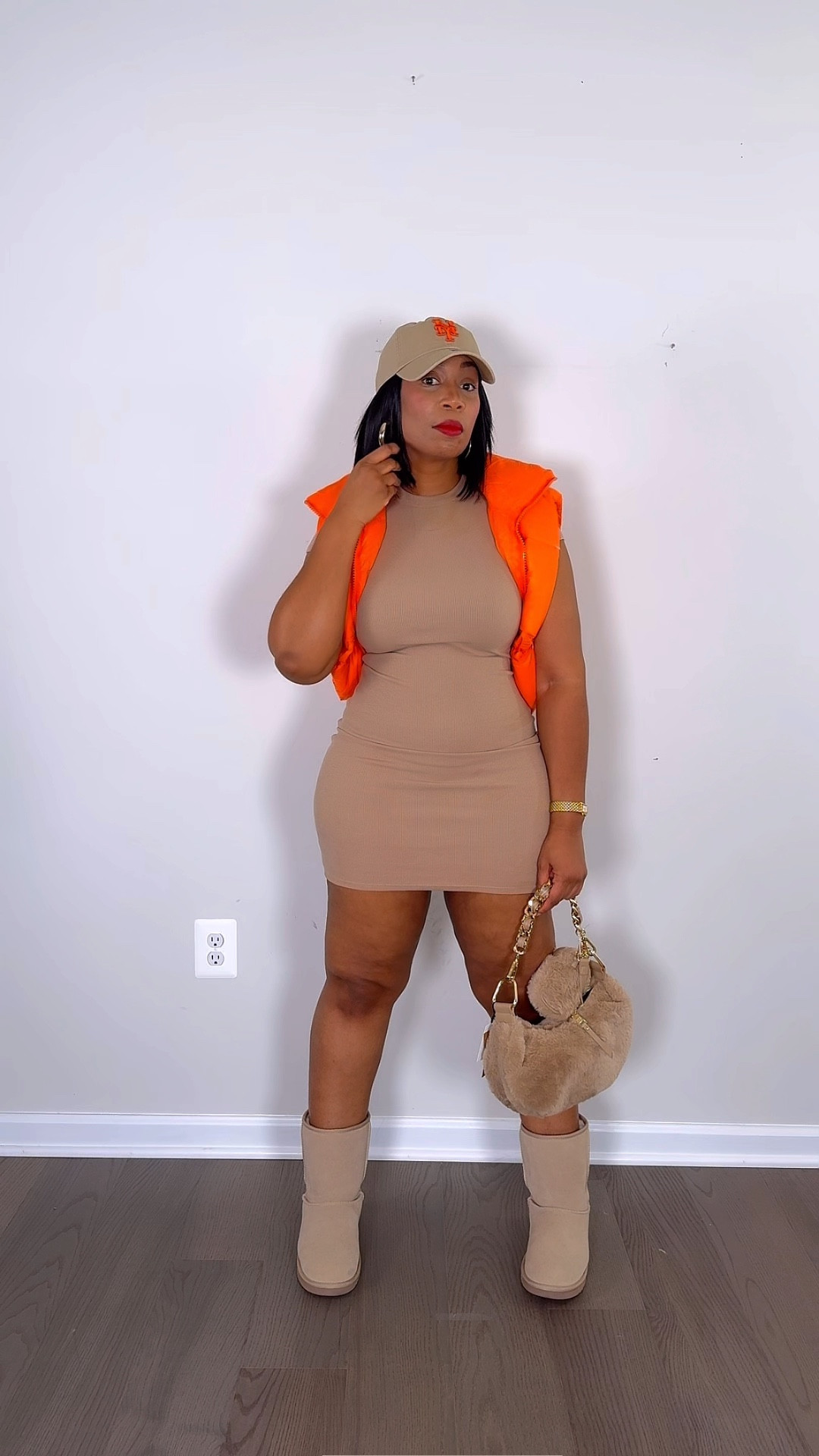 Casual women’s Fall outfit idea with a puffer vest, dress and boots  

#LTKFindsUnder50 #LTKFindsUnder100 #LTKSaleAlert