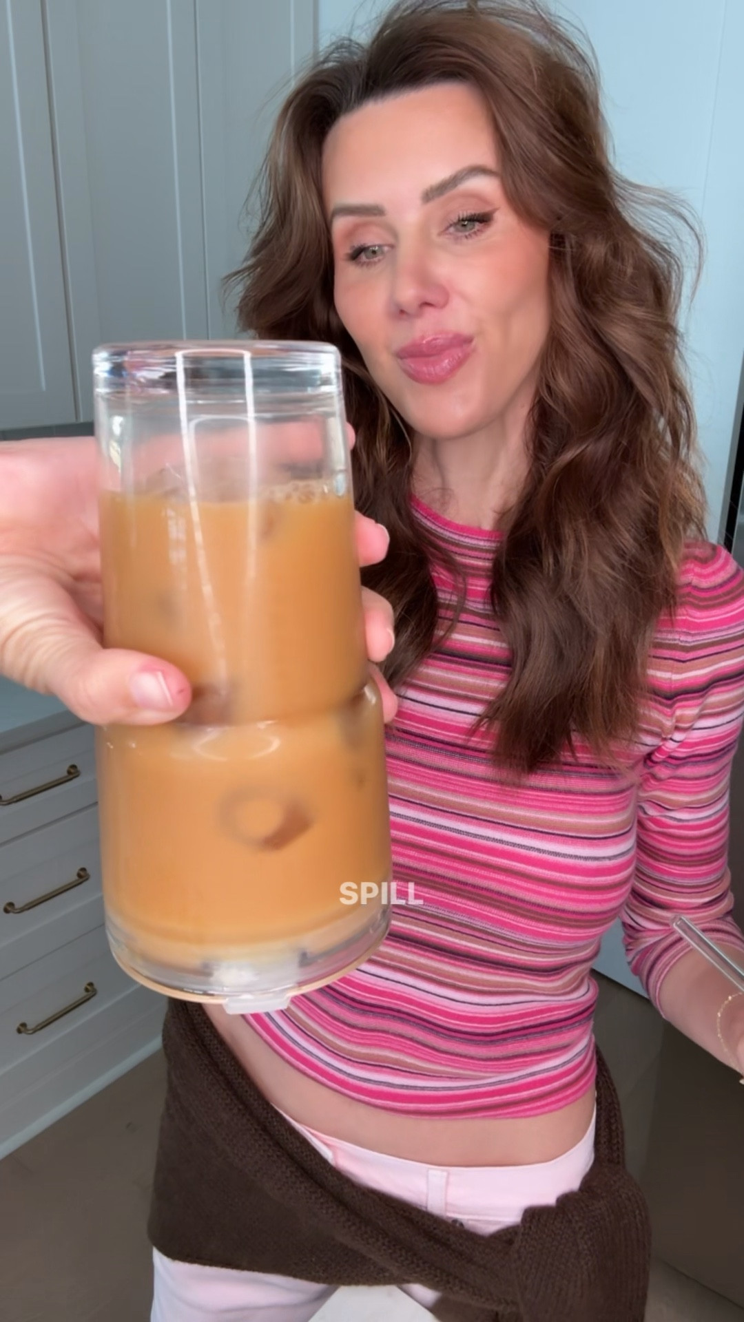 the glass cup that is literally spill proof // plus ootd 

#LTKdayinmylife #LTKOver40 #LTKootd