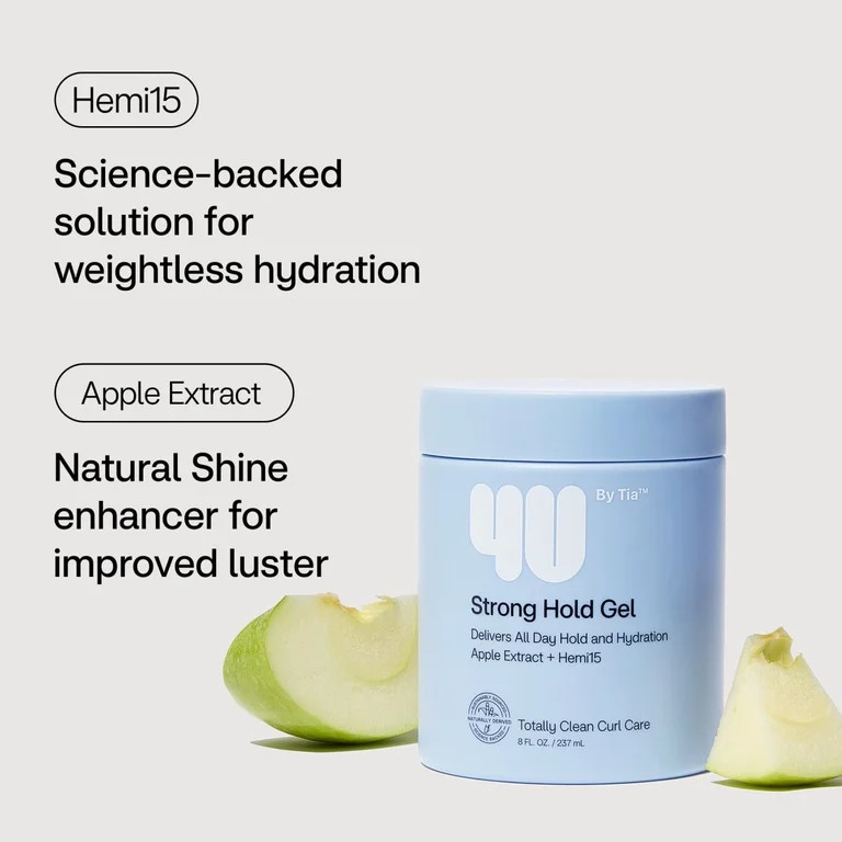 4U by Tia Strong Hold Gel with Apple Extract and Hemi15, 8 fl oz | Walmart (US)