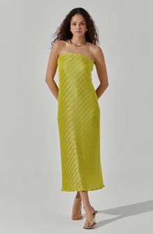 Plisse Tube Midi Dress | ASTR The Label (US)
