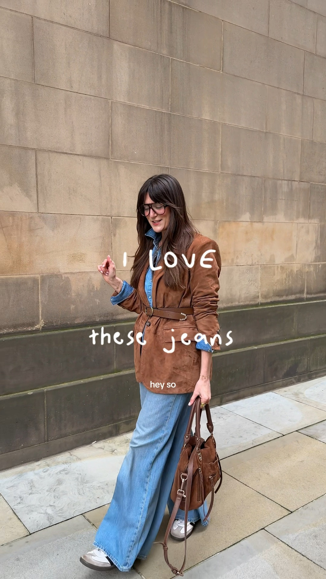 I think this is one of my fave kind of outfits 🤎. I sized down in the jeans as they come up big. I have the 26 waist, I sized up in the shirt and blazer too 

#LTKspring #LTKSeasonal #LTKootd