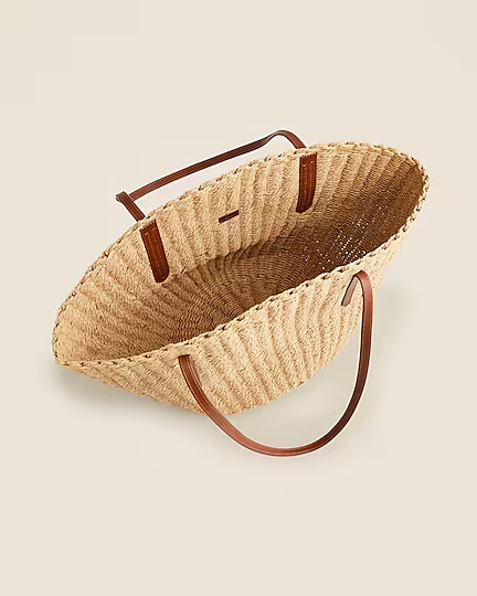 Como woven straw tote | J. Crew US