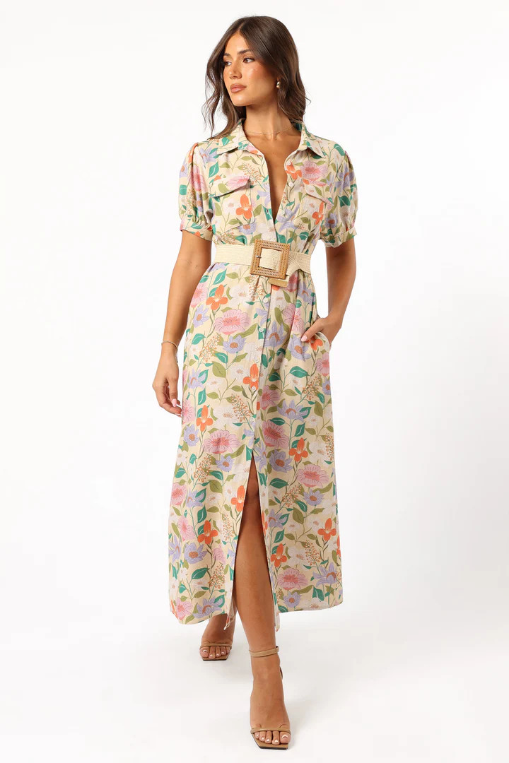Mason Midi Dress - Multi Floral | Petal & Pup (US)