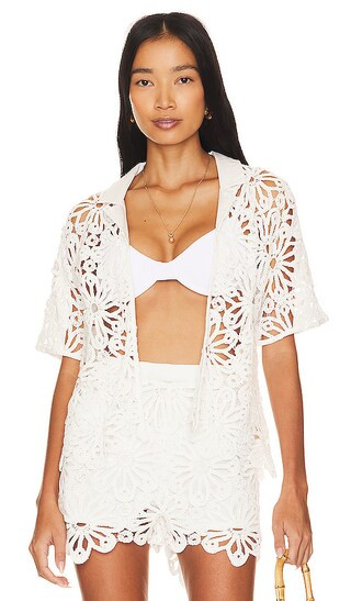 Carolyn Jacket in Optic White | Revolve Clothing (Global)