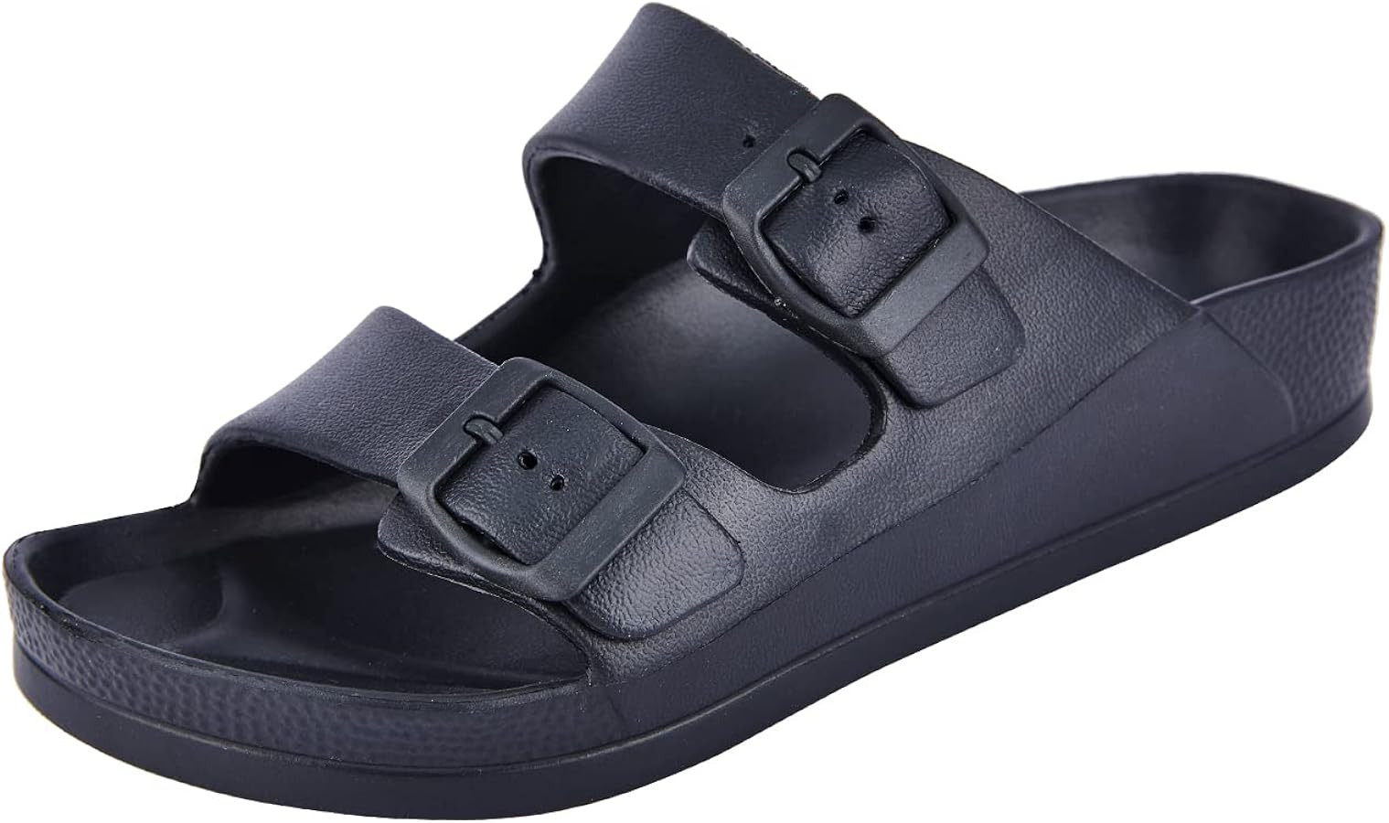 AUSLAND Women's Comfort Slides with Adjustable Double Buckle Flat Waterproof Sandals | Amazon (CA)
