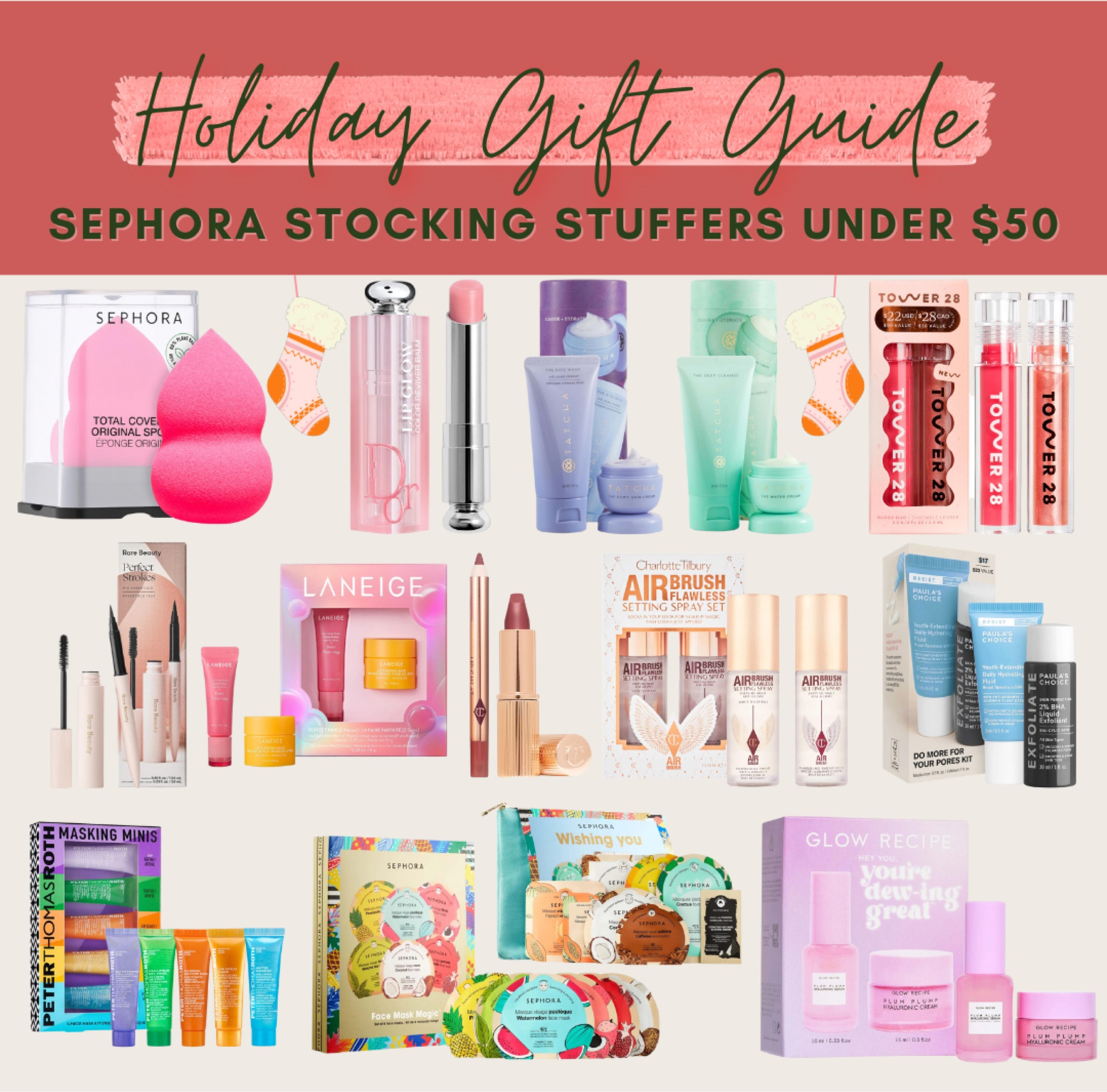 Sephora stocking stuffers under $50!

Gift guide, beauty favorites, makeup, skin care, hair care

#LTKbeauty #LTKunder50 #LTKSeasonal