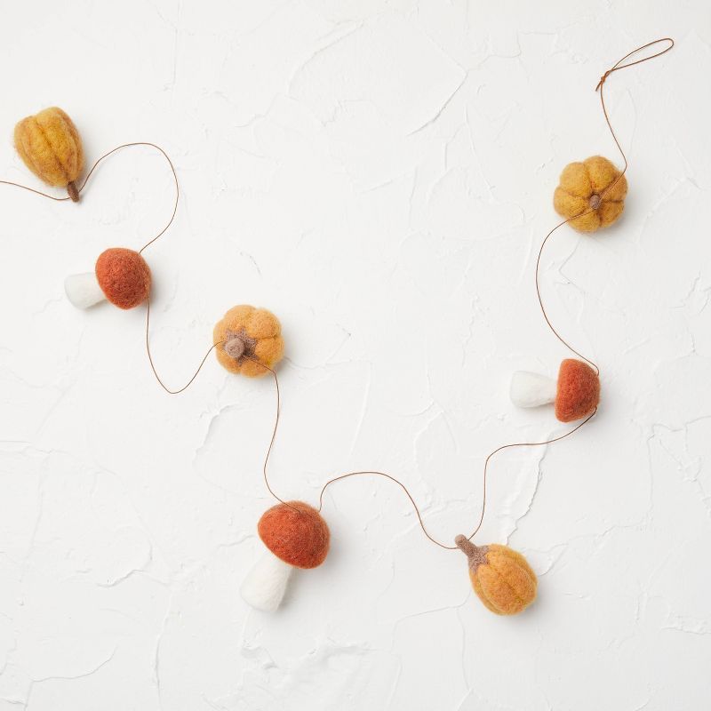 Pumpkin & Mushroom Garland - Opalhouse™ designed with Jungalow™ | Target