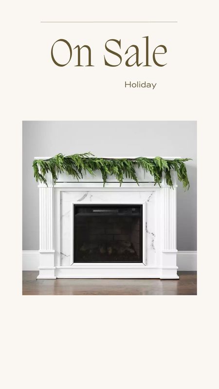 The most popular Garland that sells out early every year is on sale grab yours before that sells out for the season

#LTKhome #LTKSeasonal #LTKHoliday