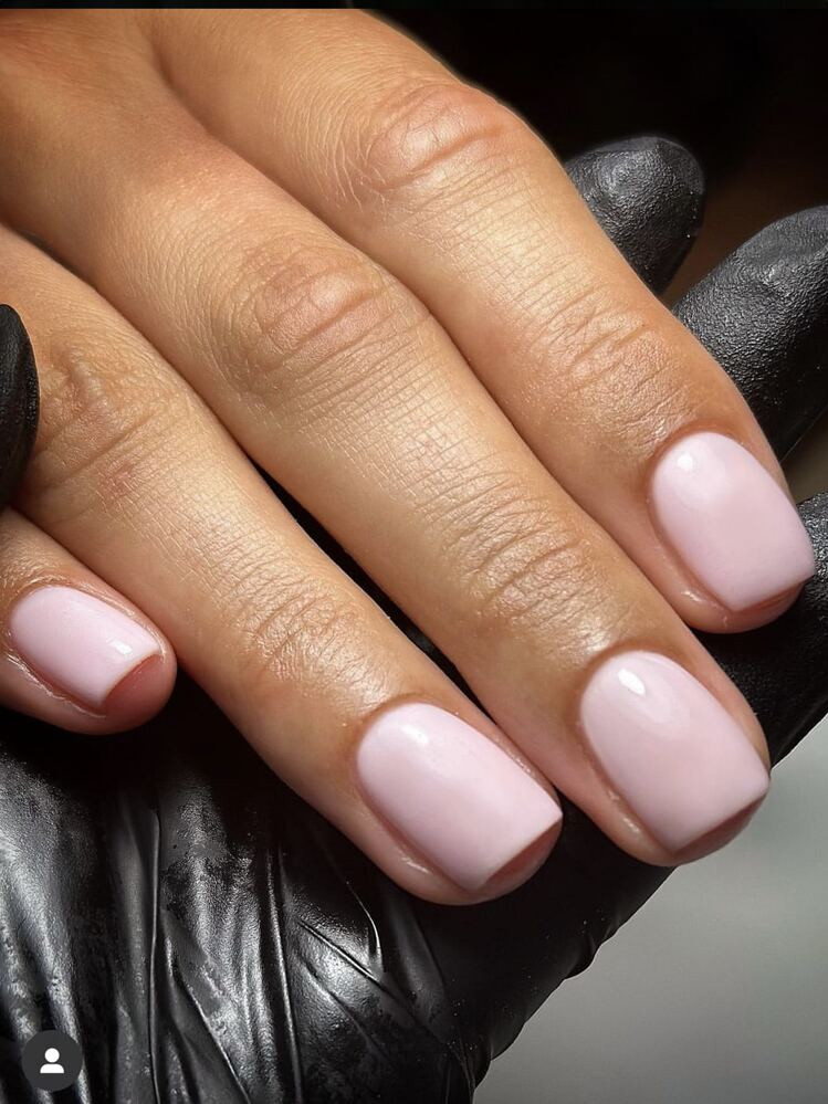 24pcs/Set Short Square Minimalist Light Pink Solid Color False Nails & Jelly Glue Press On Nails Nail Supplies | SHEIN USA | SHEIN