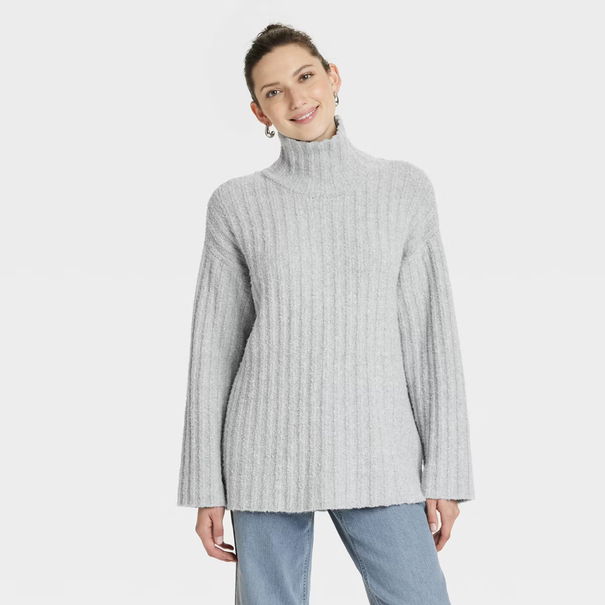 Women's Turtleneck Tunic Pullover Sweater - Universal Thread™ | Target