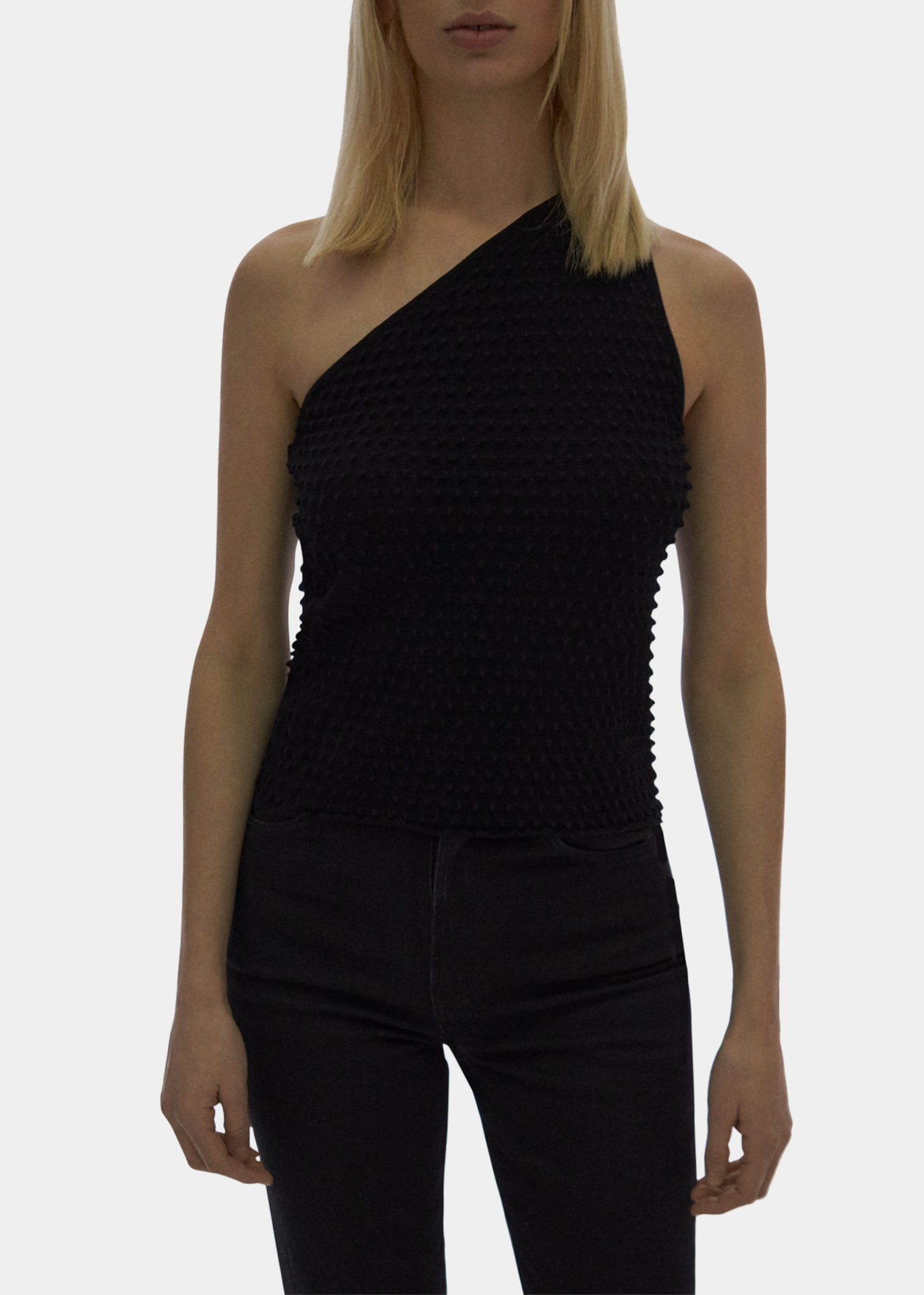 One-Shoulder Spike Tank Top | Bergdorf Goodman