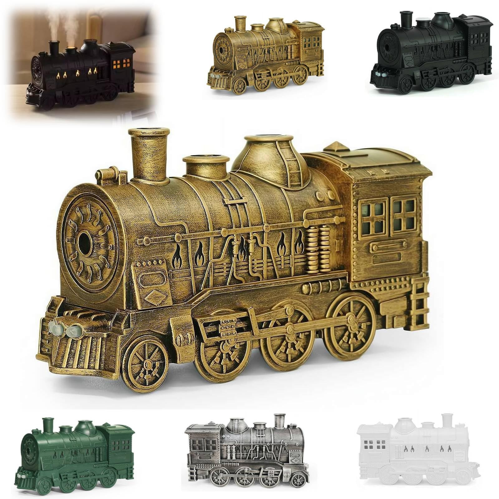 Train Humidifier with Essential Oil Diffuser, 300ml Retro Train-Shaped Cool Mist Humidifier with ... | Amazon (CA)