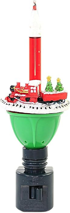 Roman Christmas Train Bubble Night Light, 7"H, Plastic | Amazon (US)