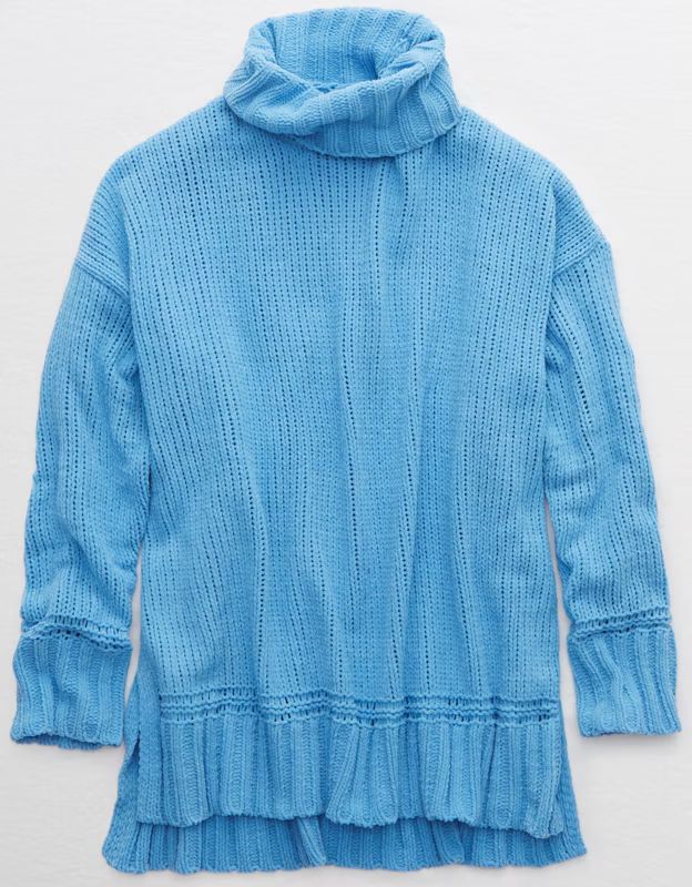 Aerie Oversized Chenille Turtleneck | American Eagle Outfitters (US & CA)