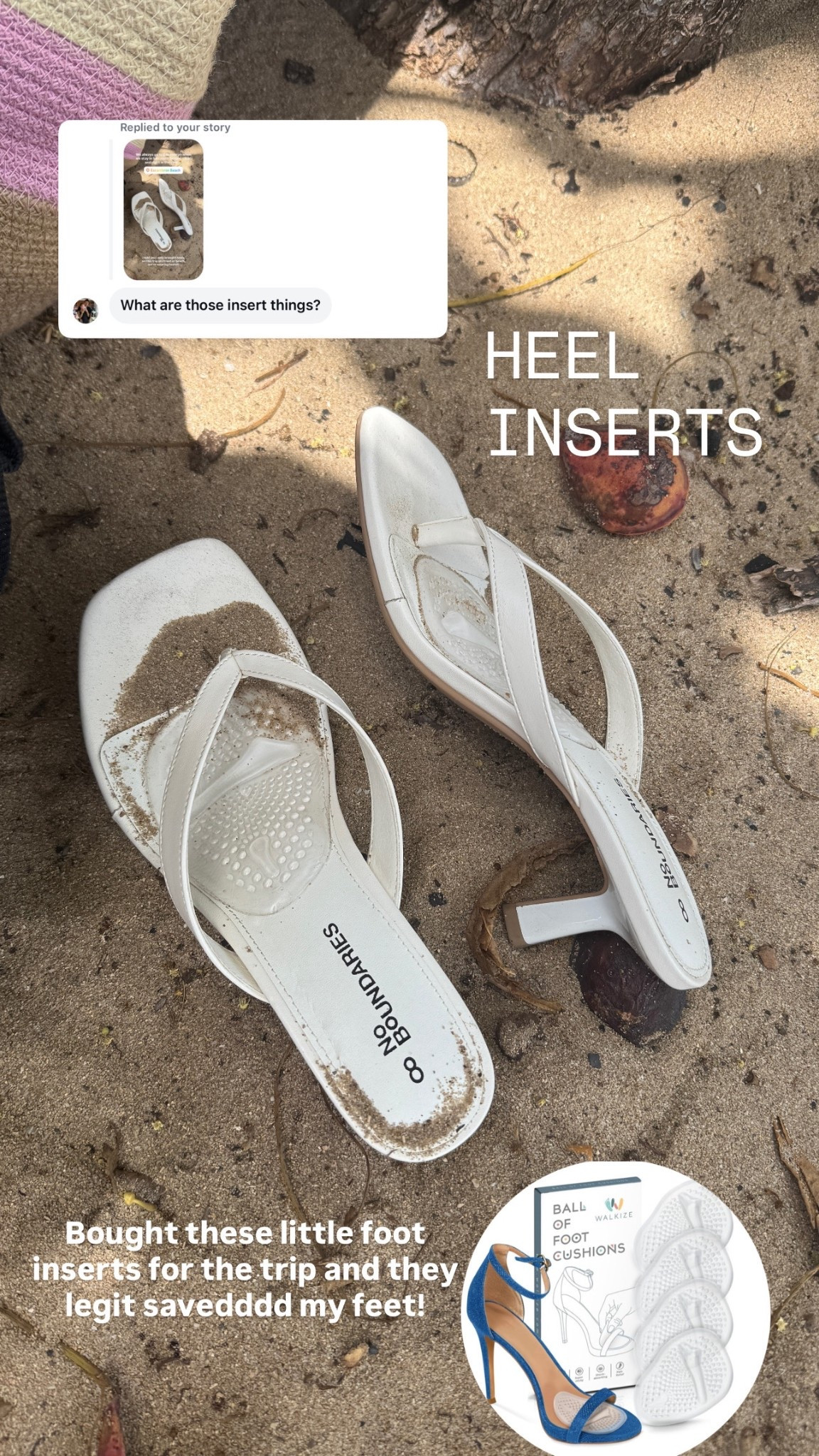 Wore heels everyday in Puerto Rico and bought these little inserts for comfort. Man they savedddd my feeties!!! 

#LTKSaleAlert #LTKStyleTip