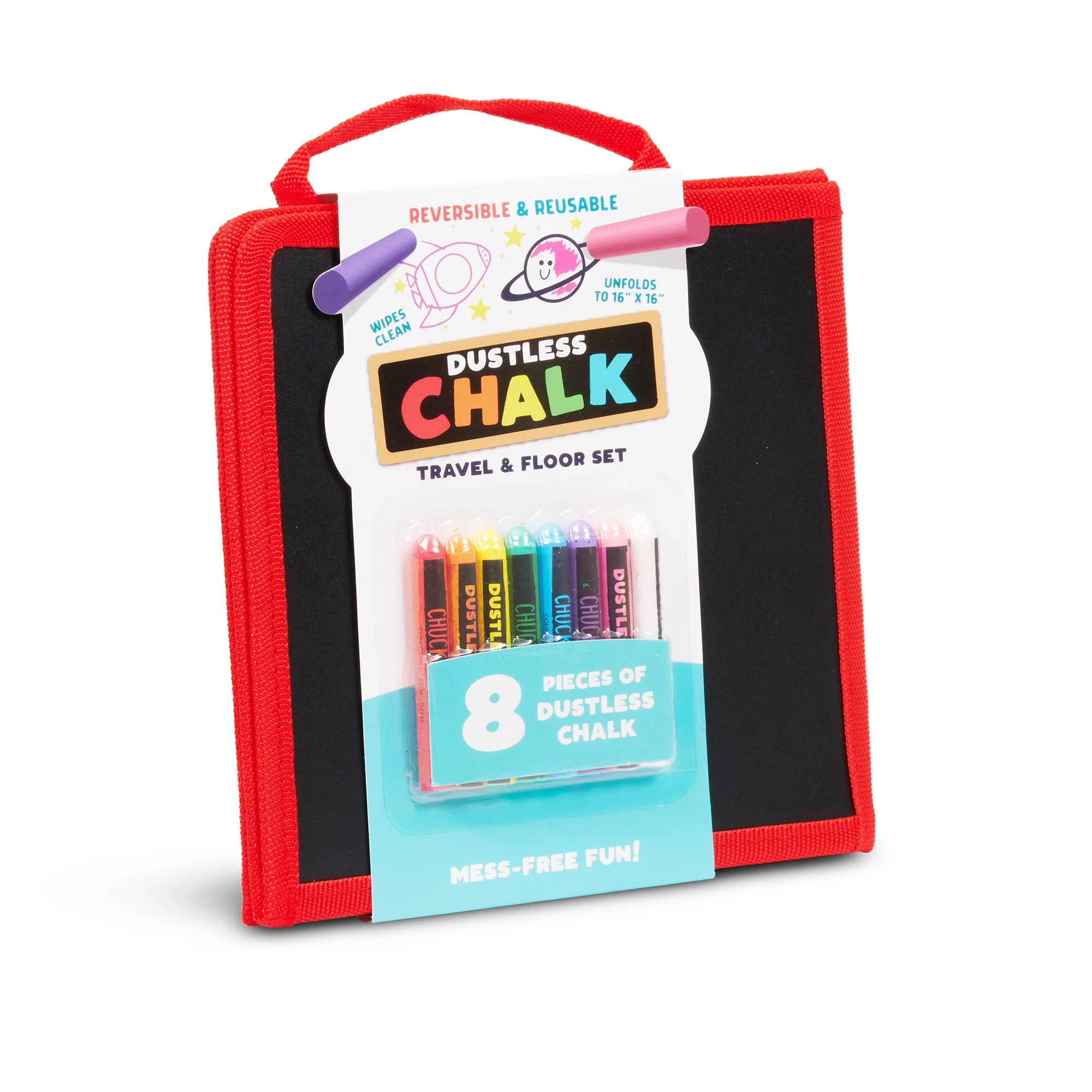 Chuckle & Roar Dustless Chalk, Travel & Floor Set for Children Ages 3 and Up, by Buffalo Games | Walmart (US)