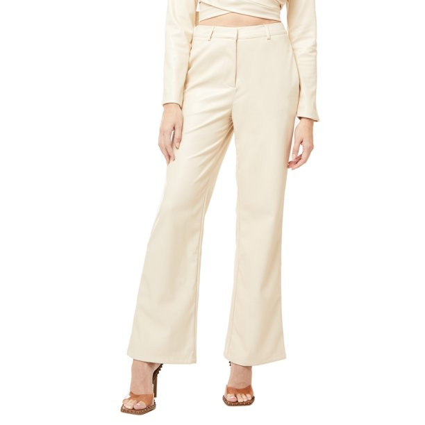 Rich and Famous Parker Flare Leg Fly Front Trouser Pant - Walmart.com | Walmart (US)