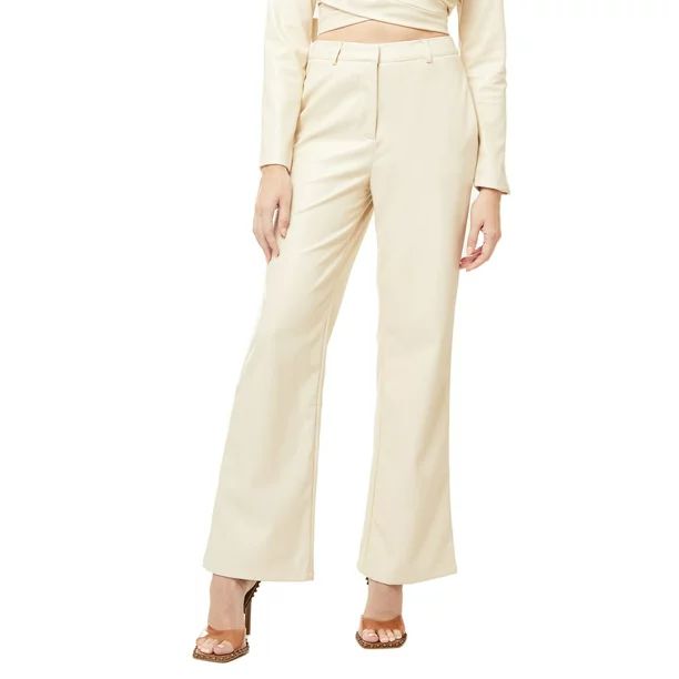 Rich and Famous Parker Flare Leg Fly Front Trouser Pant - Walmart.com | Walmart (US)