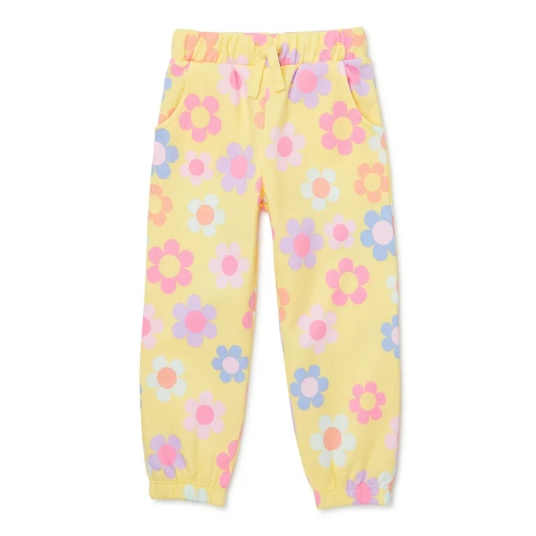 Garanimals Toddler Girl Print Fleece Jogger, Sizes 18M-5T | Walmart (US)