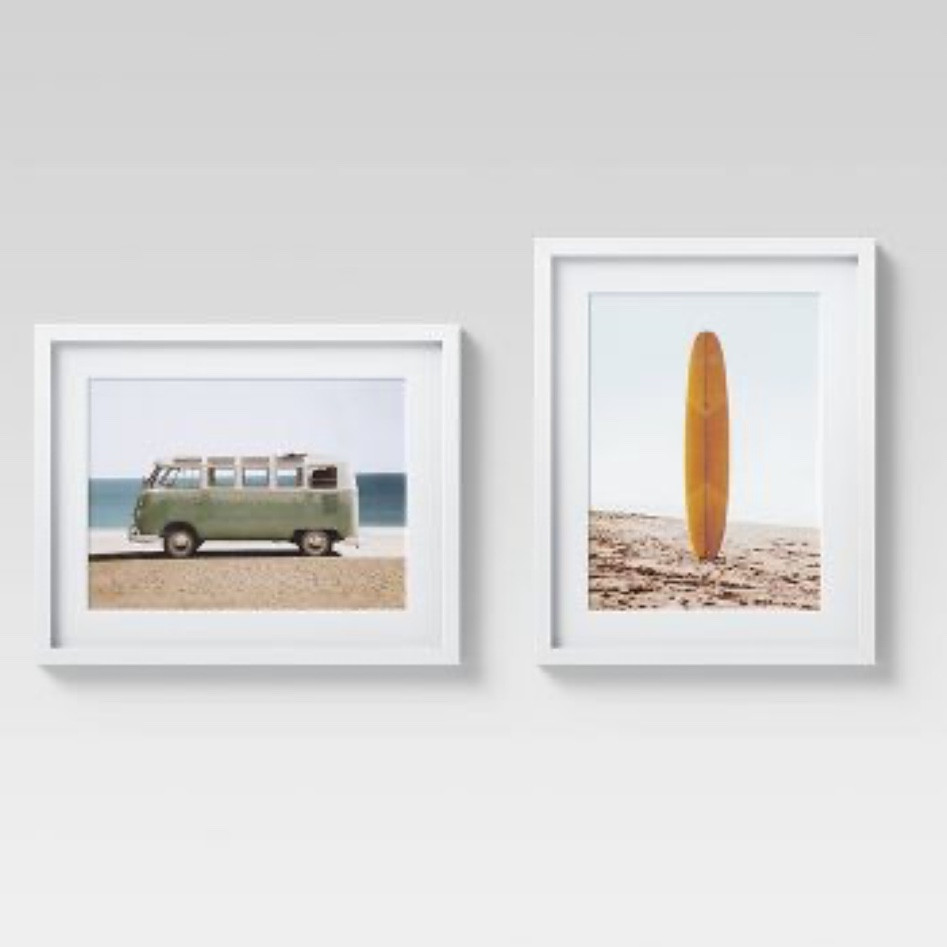 Love this set of 2 framed prints!! Each measures 16x20 in. 
#nurseryinspo #surfbedroom #surfwallart #boynursery

#LTKhome #LTKbaby #LTKkids
