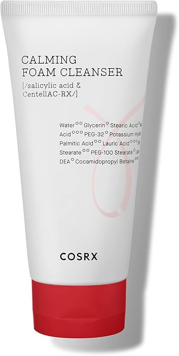 COSRX AC Collection Calming Foam Cleanser, 150ml / 5.07 fl.oz | Salicylic Acid Acne Cleanser | An... | Amazon (US)