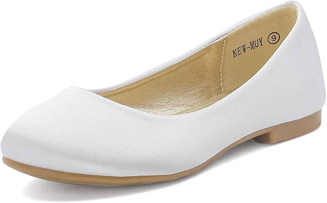 Dream Pairs Girls Dress Shoes Slip on Ballerina Flats（Toddler/Little Kid/Big Kid） | Amazon (US)