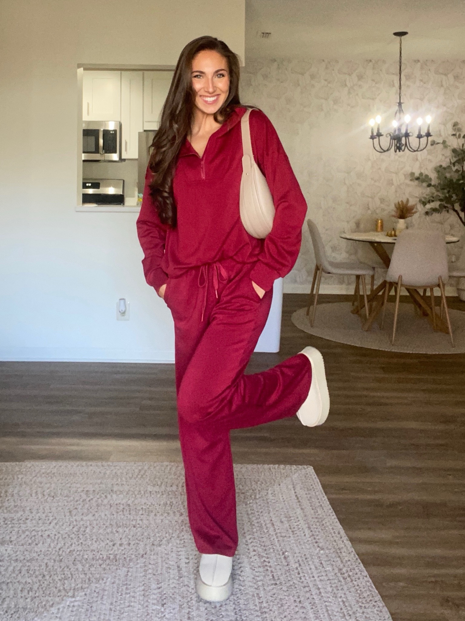 Living in cozy sets and slippers this fall ❤️

••• matching set | trendy outfit inspo | winter style | platform slippers | casual outfit inspo

#LTKSeasonal #LTKStyleTip #LTKHoliday