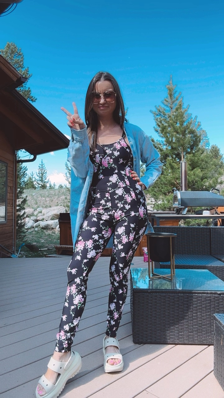 Favorite one piece and crocs! Perfect spring on the go fit 

#LTKFitness #LTKActive #LTKOver40