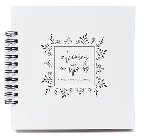 Pregnancy Journal, Black and White: A nine-month journal to document every important pregnancy mi... | Amazon (US)