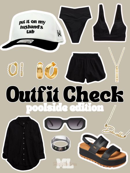 Outfit Check Poolside Edition || All Black errrrrthang 

#LTKMidsize #LTKSeasonal #LTKStyleTip