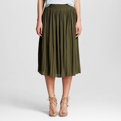 Women's Pleated Skirt - Who What Wear ™ | Target