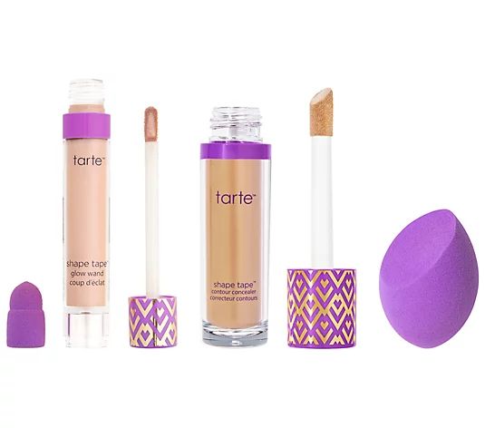 tarte Super-size Shape Tape 3-pc Collection Auto-Delivery | QVC