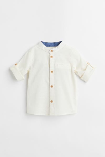 Band-collar Shirt | H&M (US + CA)