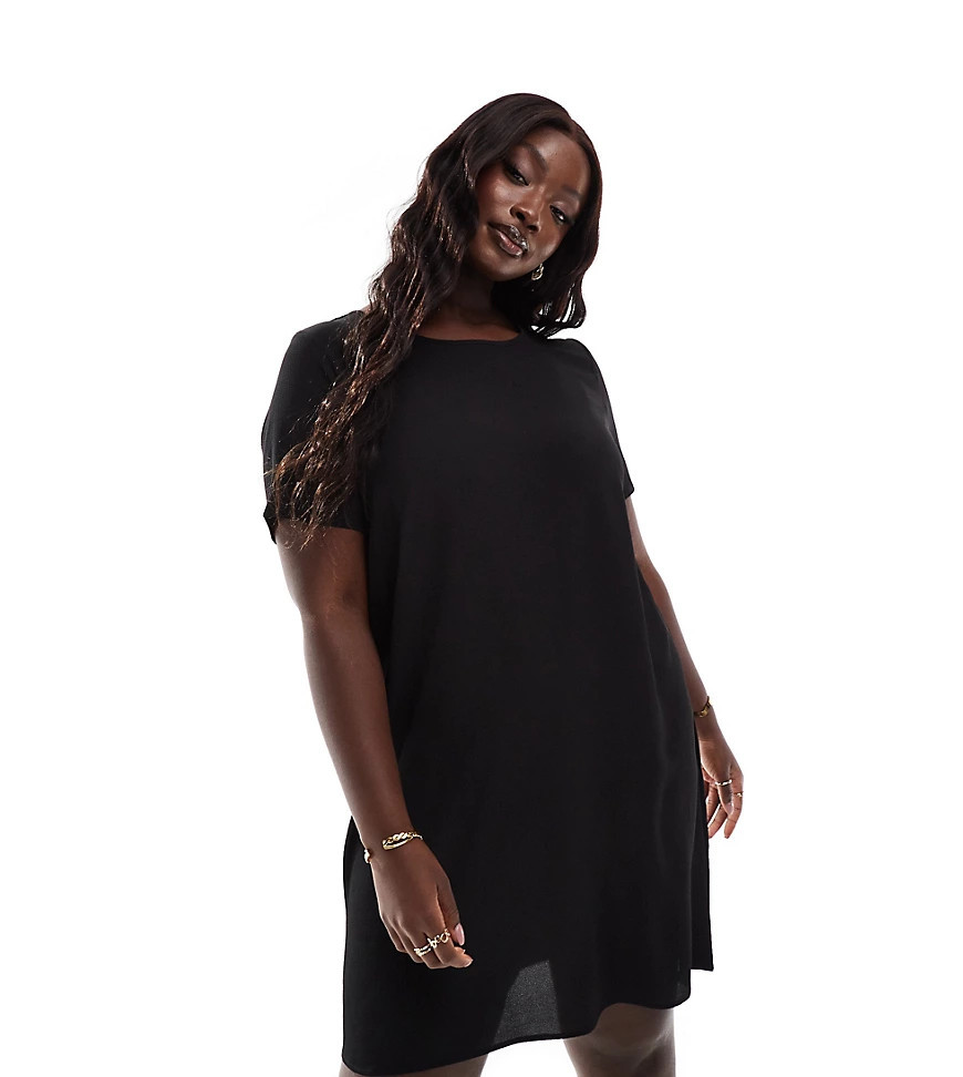 ONLY Curve tunic dress in black | ASOS (Global)