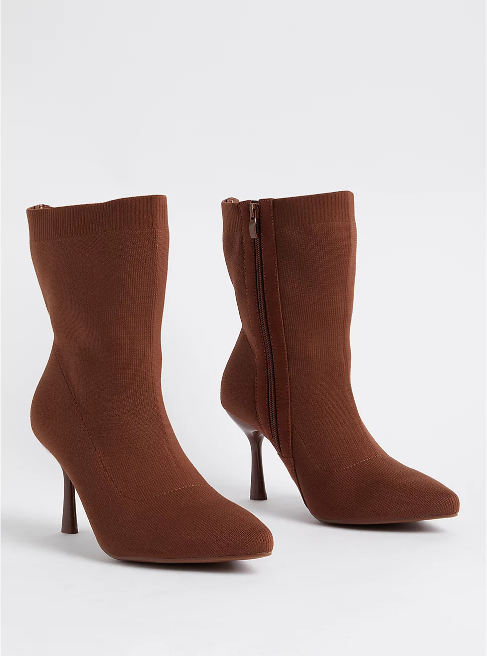 Stretch Knit Stiletto Heel Bootie (WW) | Torrid (US & Canada)