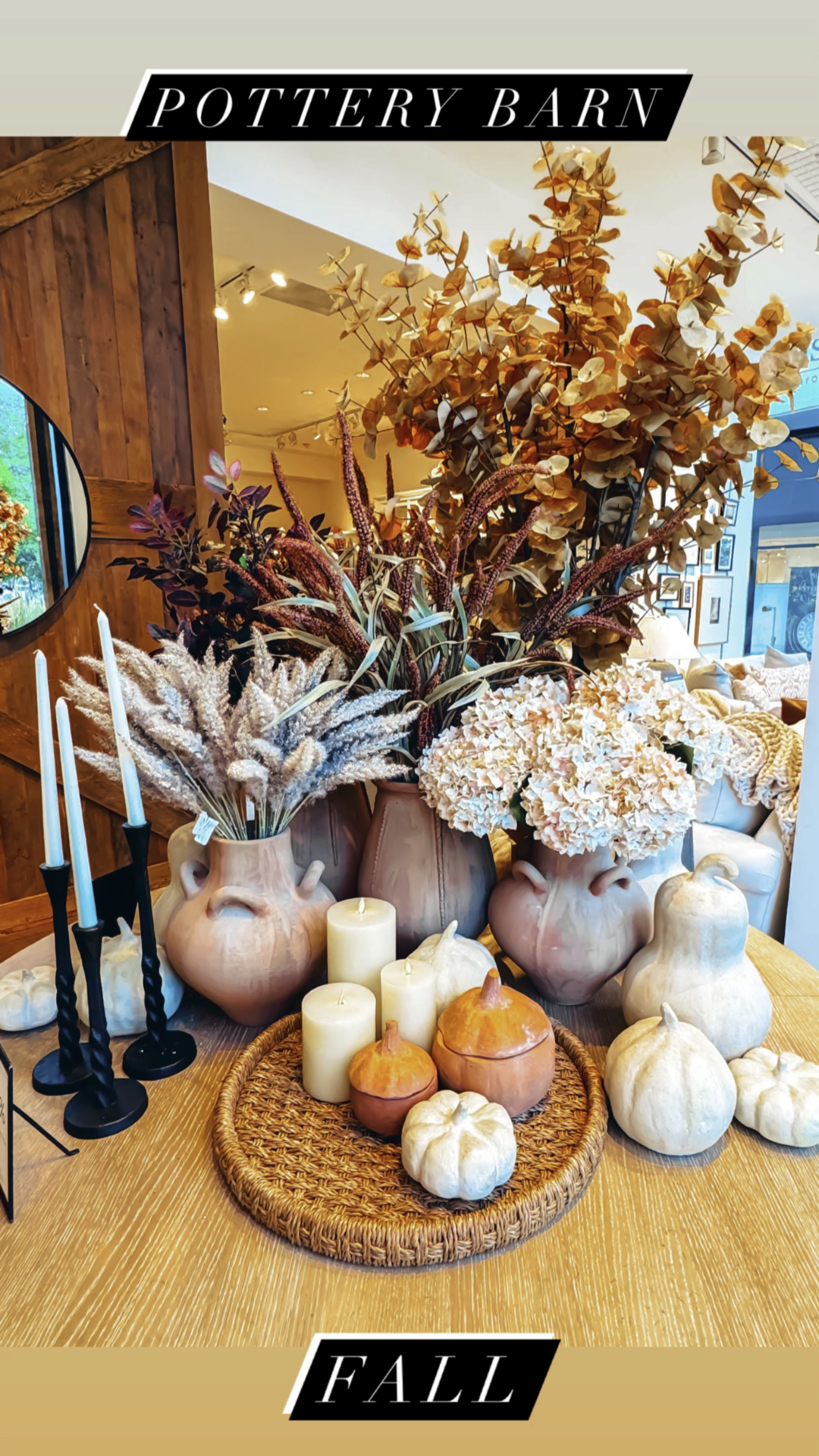 Pottery Barn Fall. Fall decor. Home Decor. 

#LTKFallSale #LTKSeasonal #LTKVideo