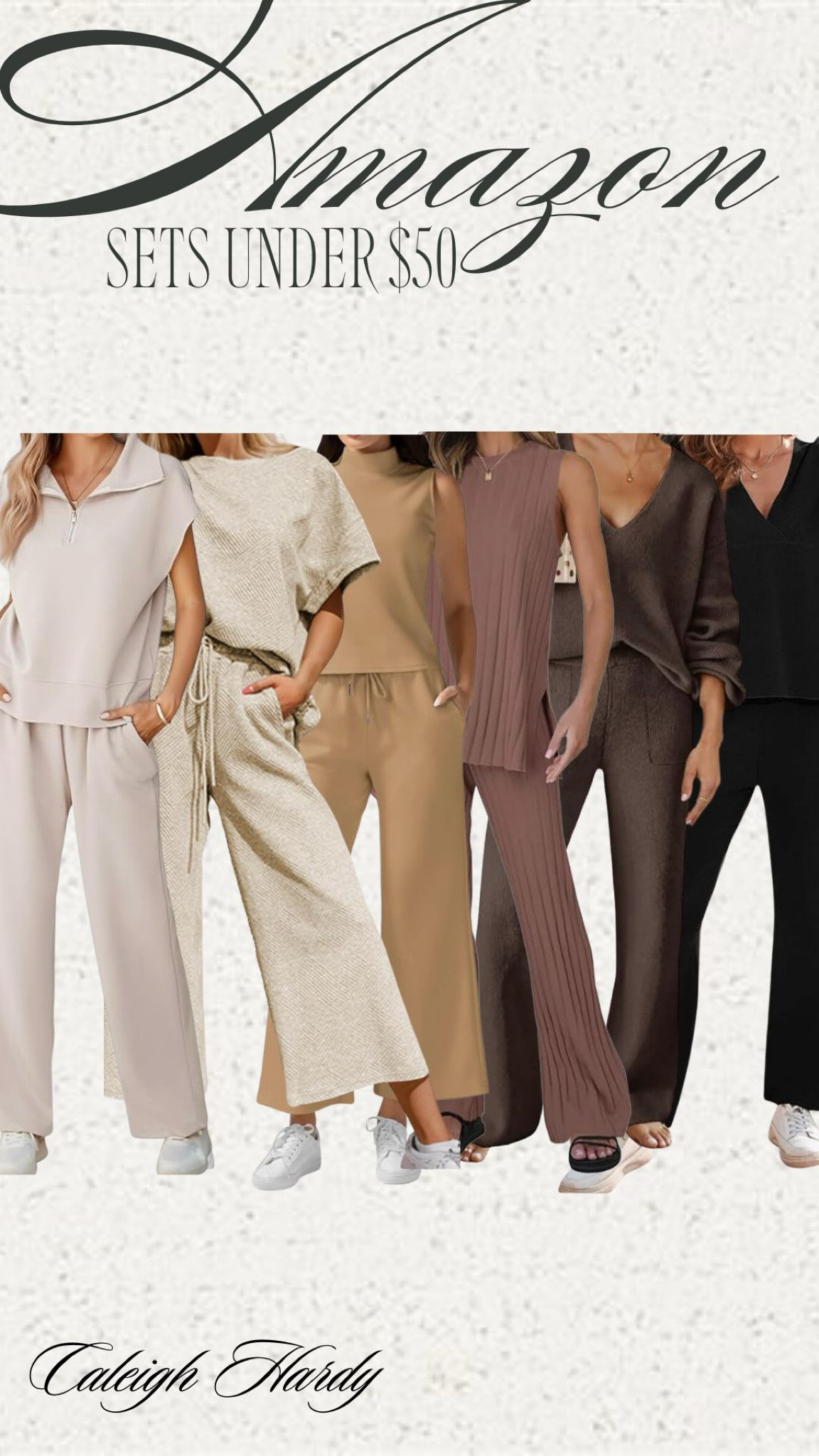 neutral sets from Amazon🙌✨ 

neutral finds, Amazon fashion, sets, affordable sets, fashion finds, Caleigh Hardy 

#LTKStyleTip #LTKFindsUnder50 #LTKSeasonal