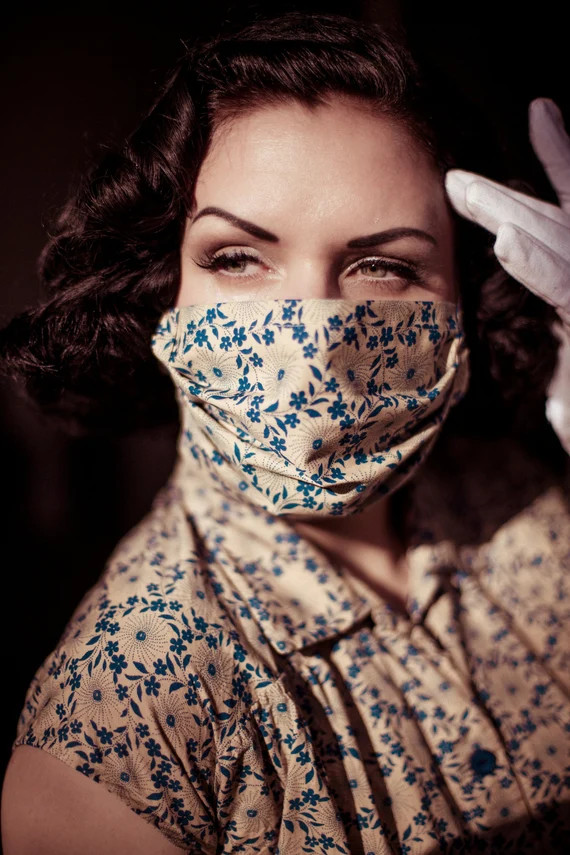 Mund-Nasen Maske Behelfsmaske Baumwolle Blüten Engel | Etsy | Etsy (DACH)