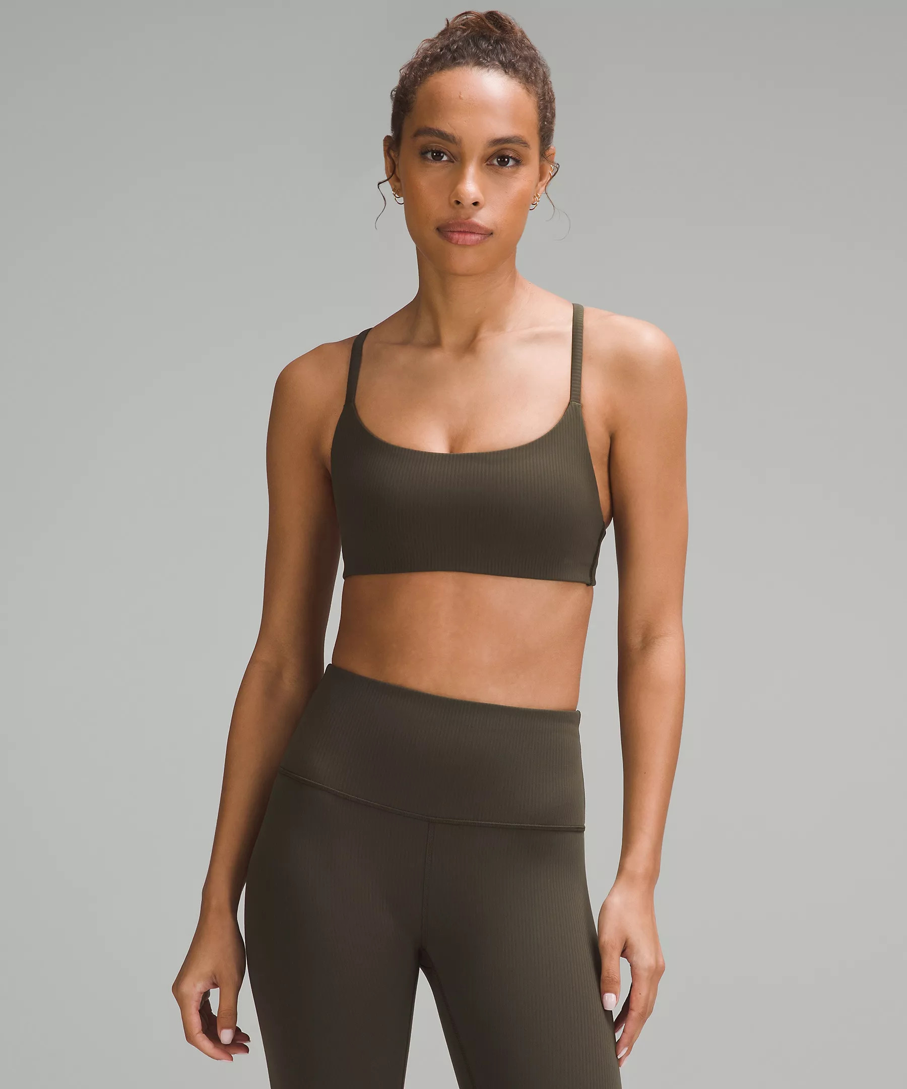 Wunder Train Strappy Racer Bra Ribbed *Light Support, A/B Cup | Women's Bras | lululemon | Lululemon (US)