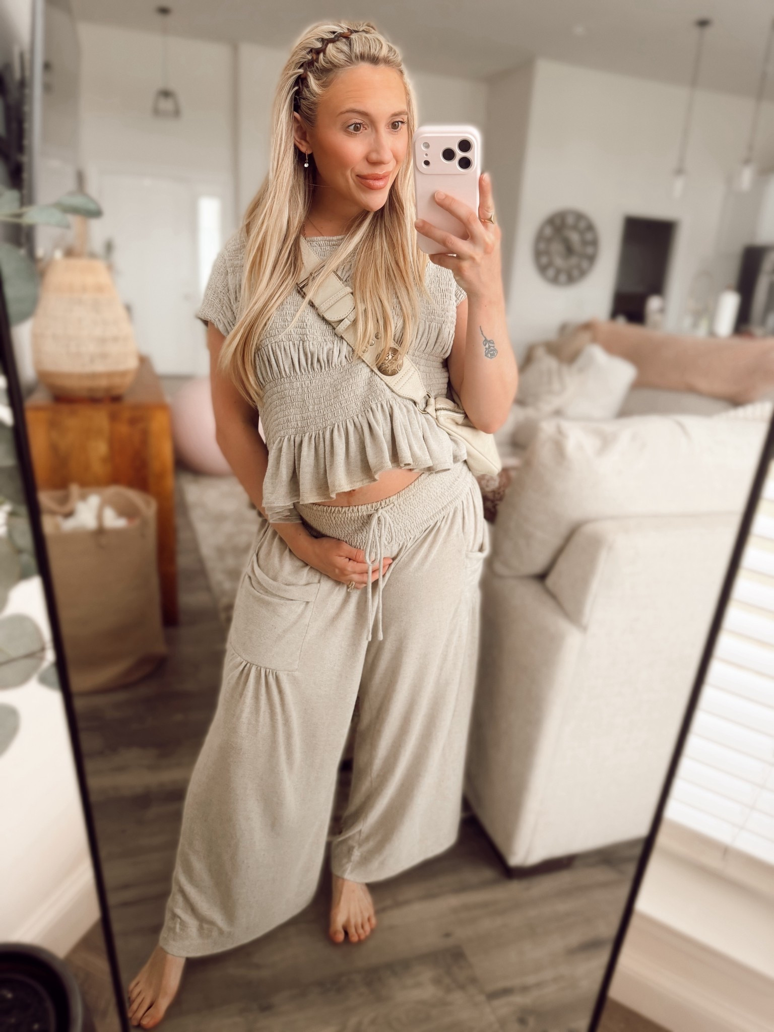 This free people set is so versatile for different transitions in life!! I’m 9.5 months pregnant and in the size XS ✨

#LTKBump #LTKU #LTKootd