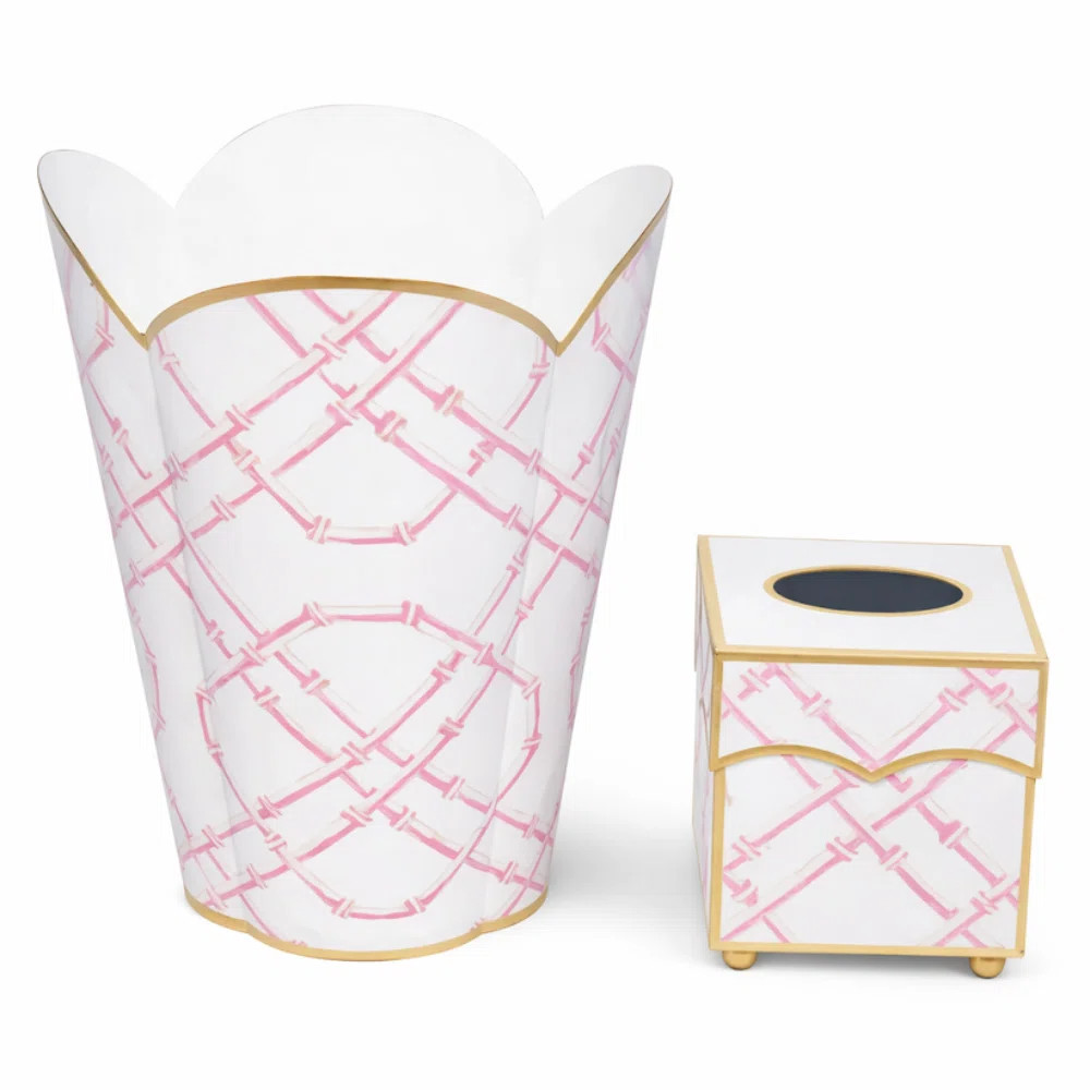 Rosdorf Park Wastepaper Basket & Tissue Set | Wayfair | Wayfair North America