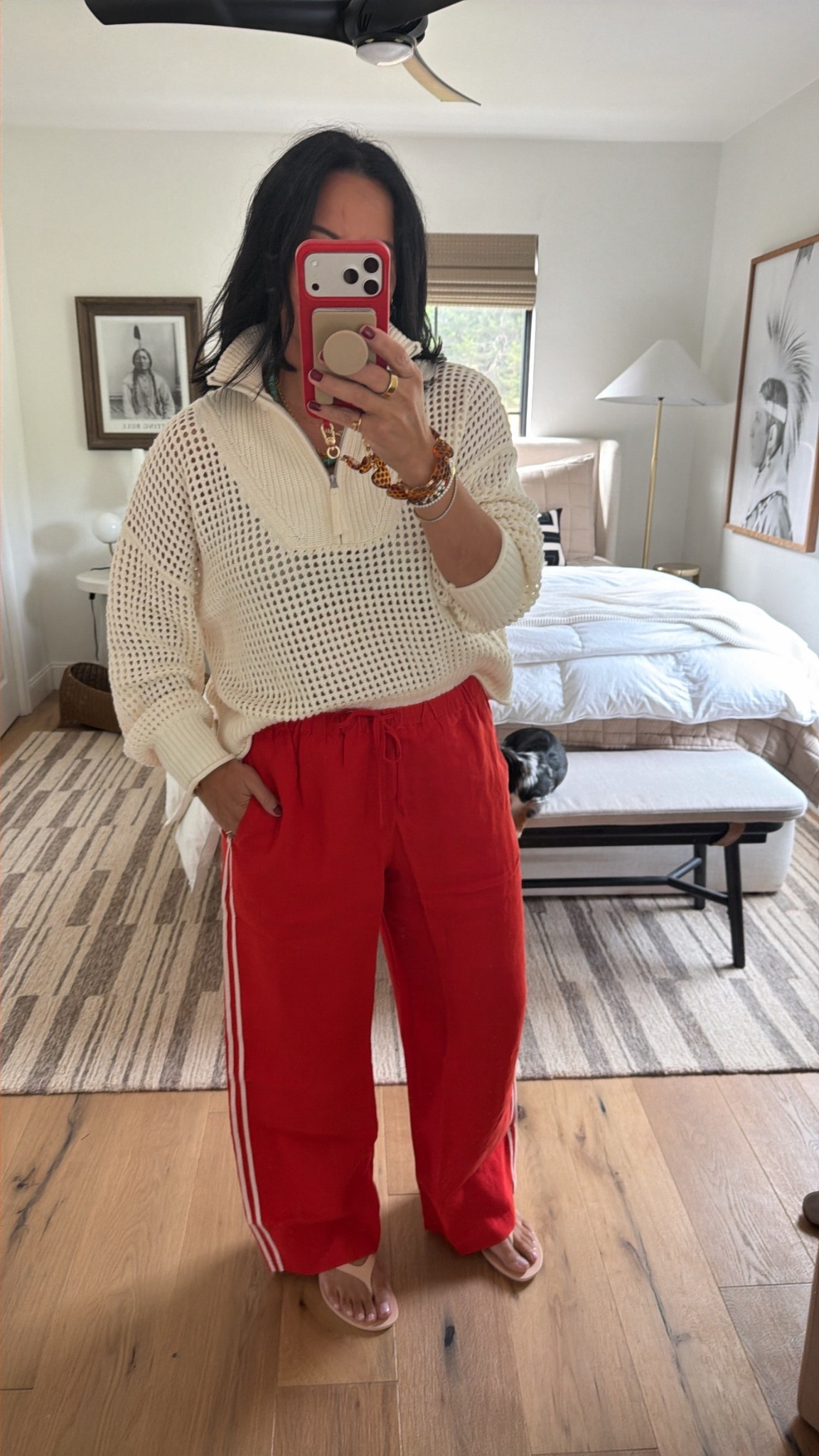 Top size medium, pants size large (I read reviews so sized up), shoes fit tts (I’m a 9.5/10 and did a 10/40 in them). 

#LTKOver40 #LTKSaleAlert #LTKootd