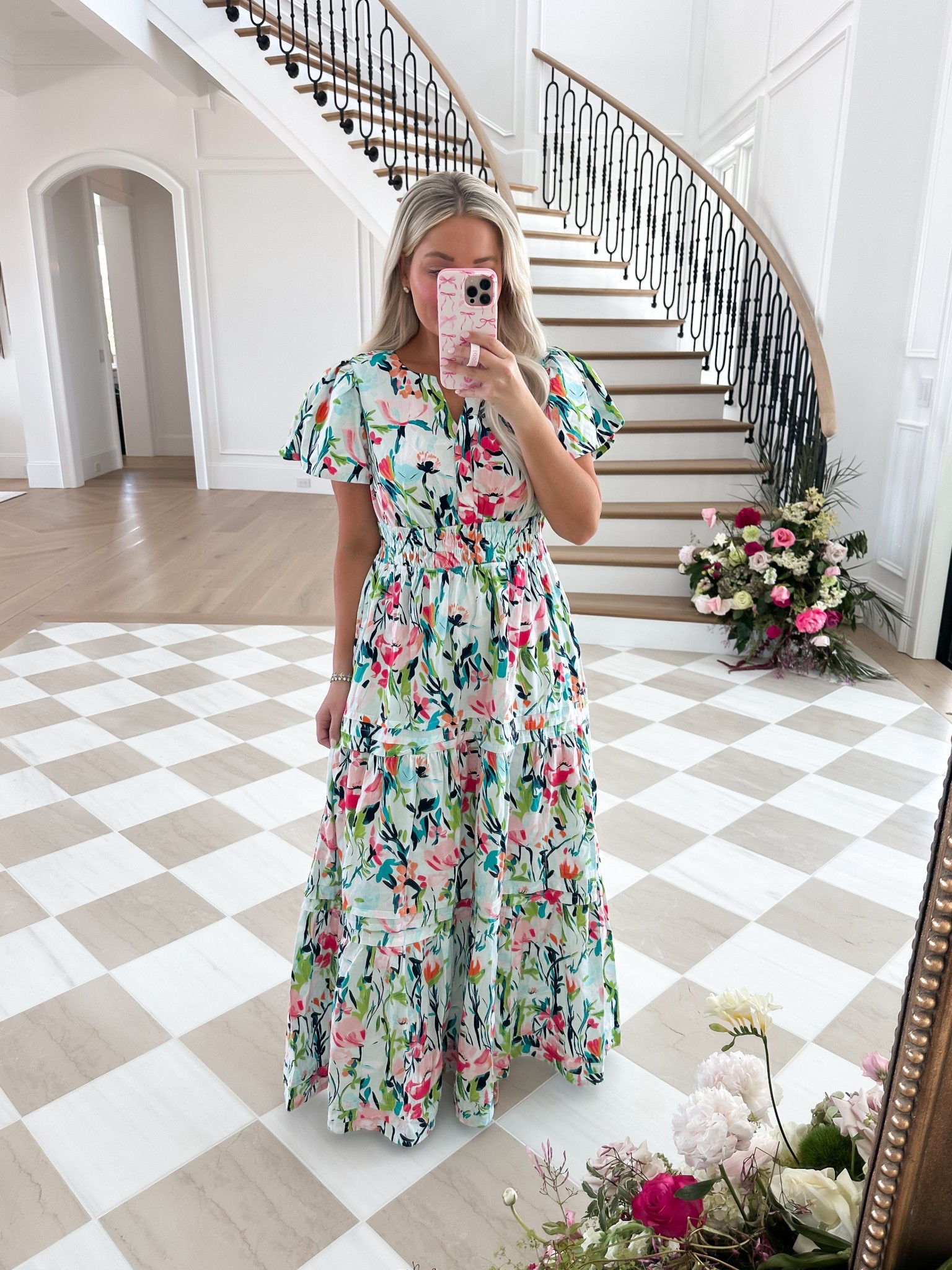 Wearing size XS in this dress. 
Currently on sale! Perfect for Easter weekend  

#LTKFindsUnder50 #LTKSeasonal #LTKPetite