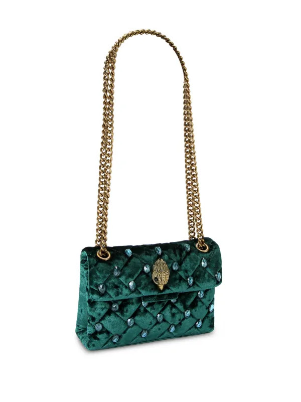 mini Kensington crystal-embellished velvet shoulder bag | Farfetch Global
