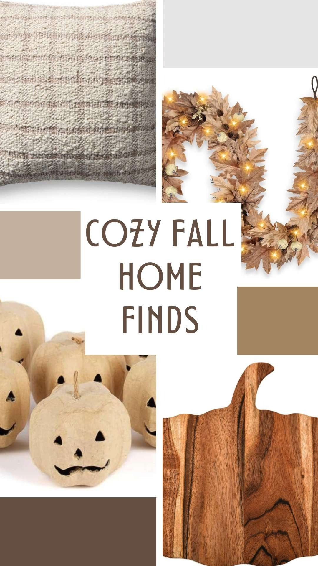 All my favorite cozy fall items  

 