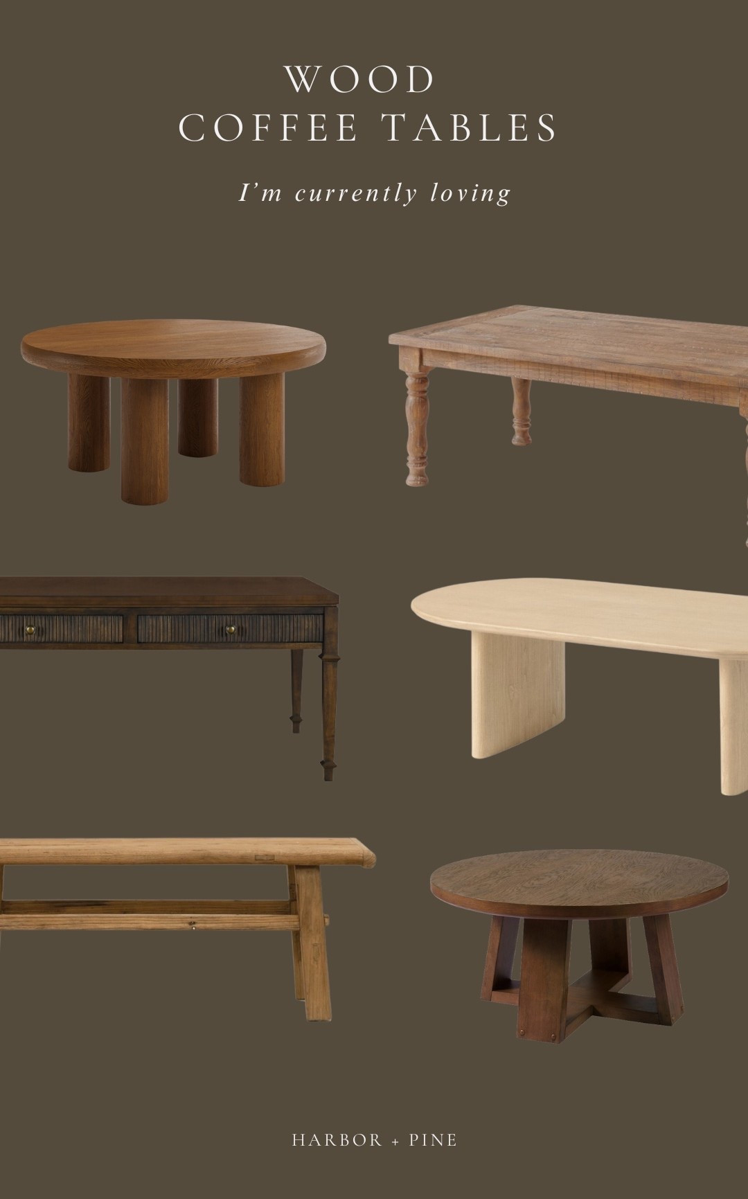 Wood coffee tables I’m loving currently! 

#LTKHome #LTKCyberWeek #LTKSaleAlert