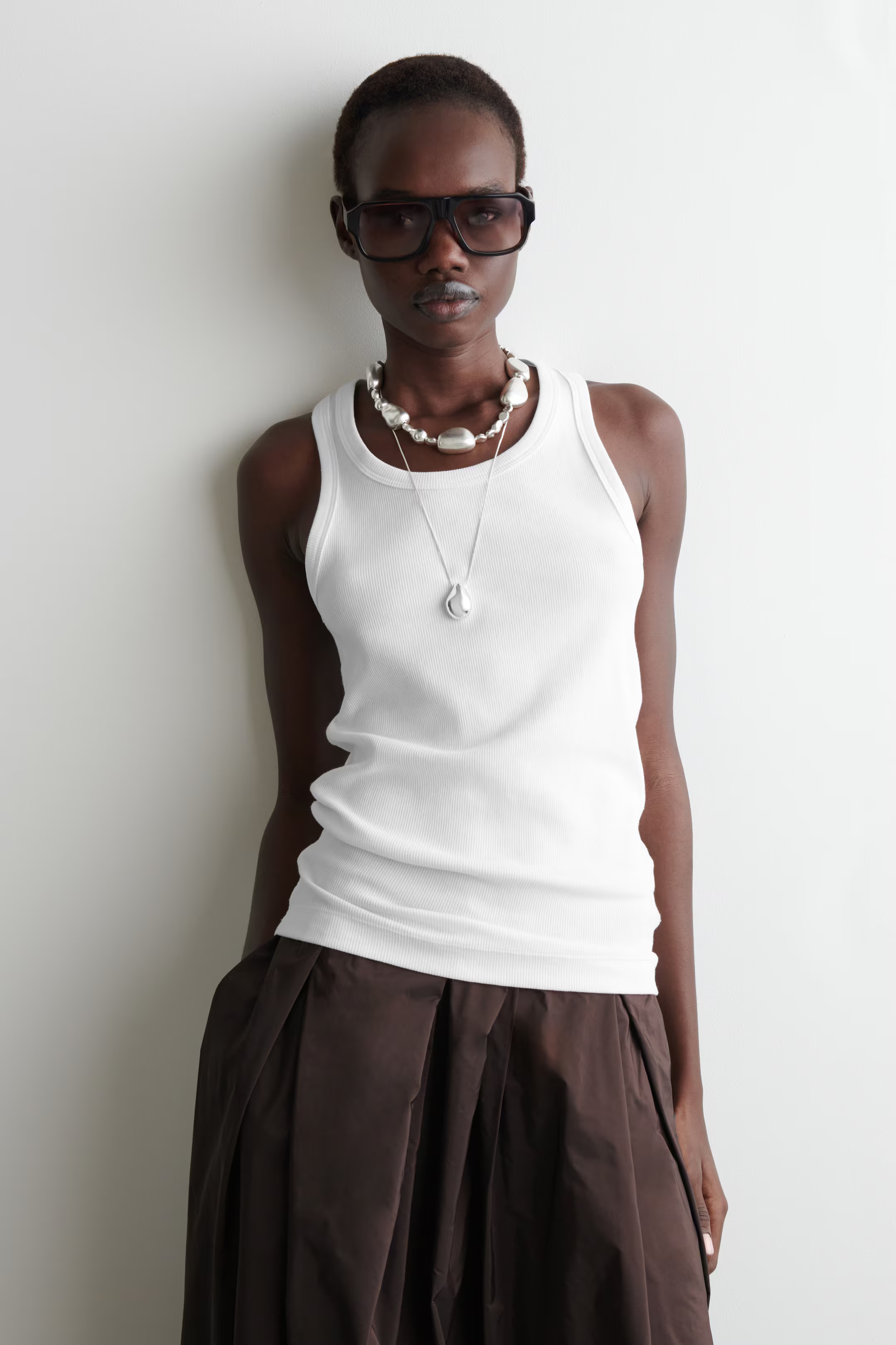 RIBBED TANK TOP | H&M (UK, MY, IN, SG, PH, TW, HK)