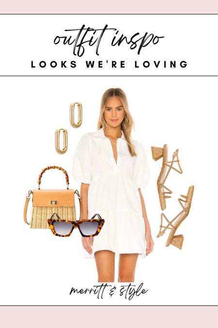 White summer dress easy summer outfit spring break outfit idea 

#LTKstyletip #LTKunder50 #LTKsalealert