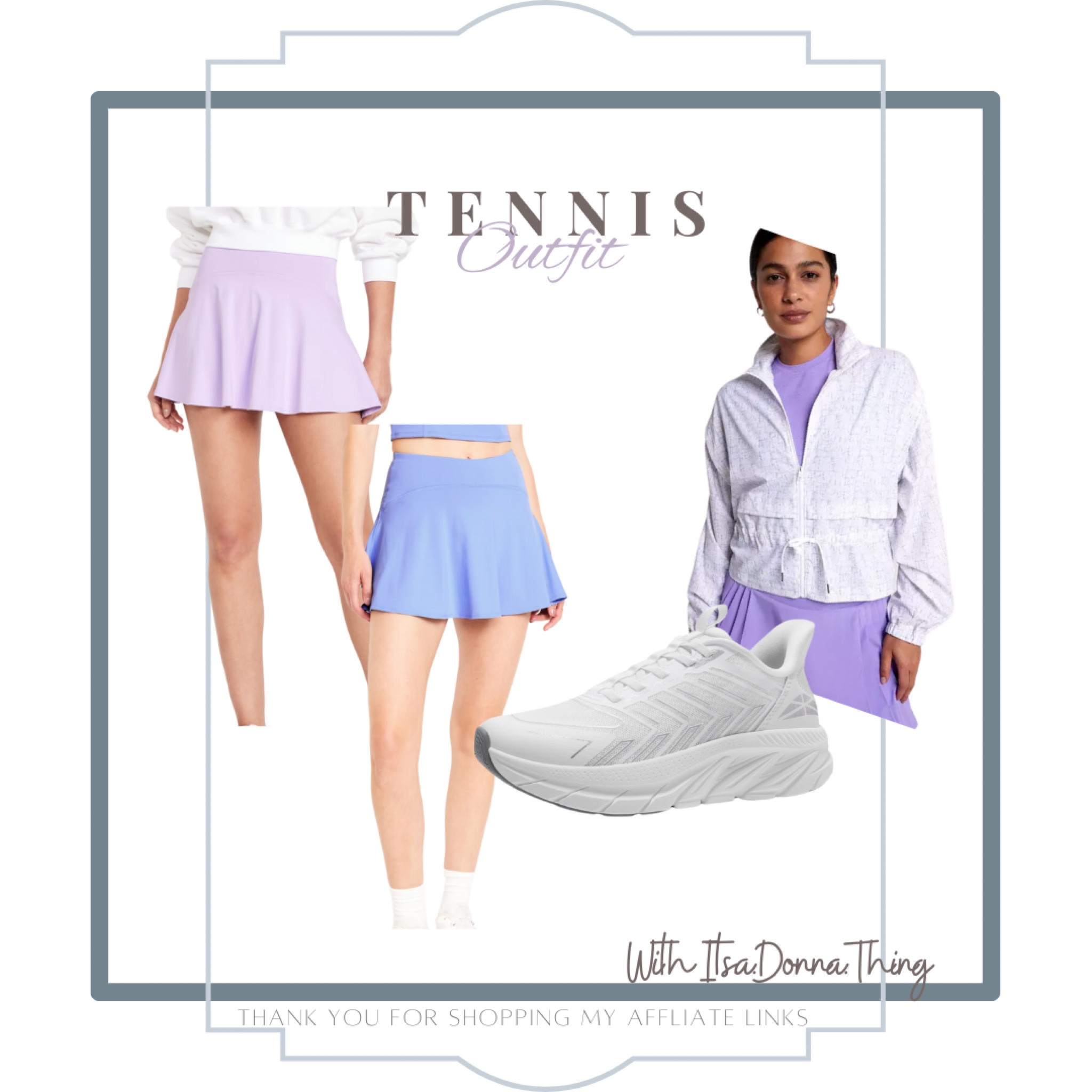 Tennis outfit. Old navy tennis skirt on sale! Best tennis shoes!!! 
Jacket perfect for tennis, golf or pickleball 

#LTKfindsunder50 #LTKfindsunder100 #LTKmidsize